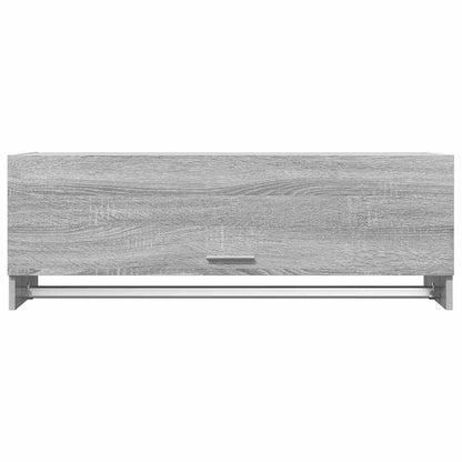815214 vidaXL Wardrobe Grey Sonoma 100x32,5x35 cm Engineered Wood