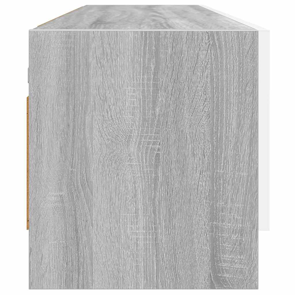 815214 vidaXL Wardrobe Grey Sonoma 100x32,5x35 cm Engineered Wood