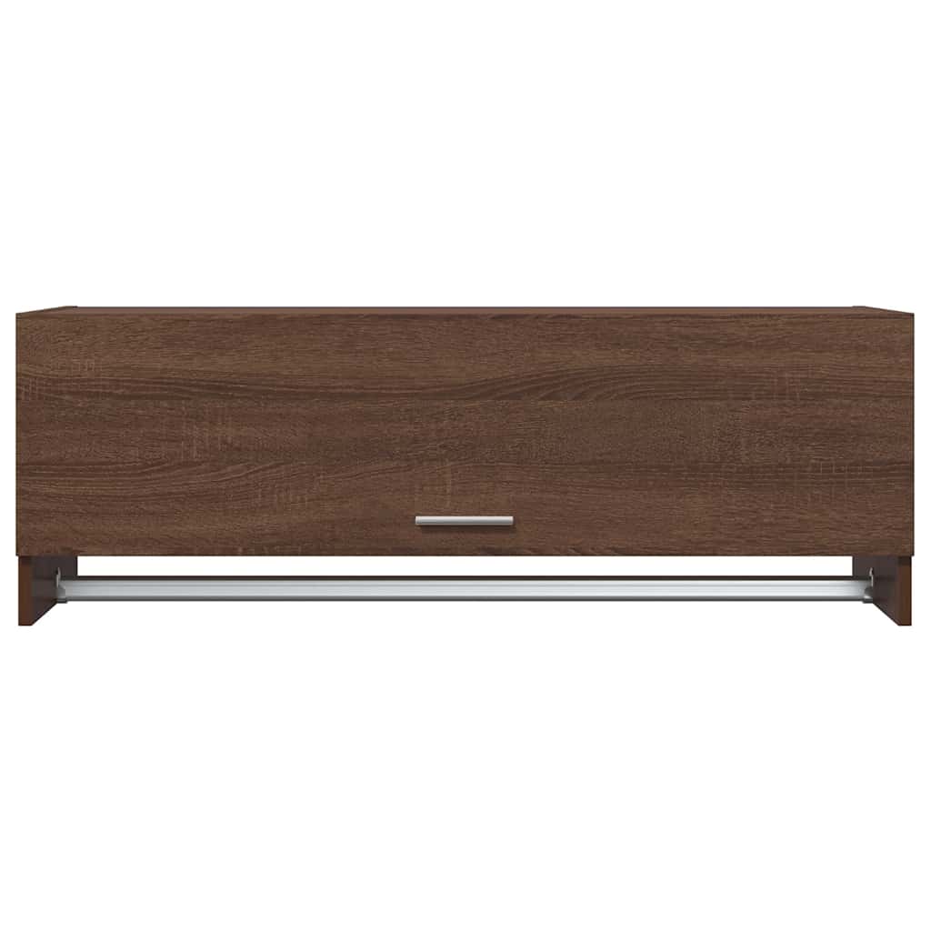 815215 vidaXL Wardrobe Brown Oak 100x32,5x35 cm Engineered Wood