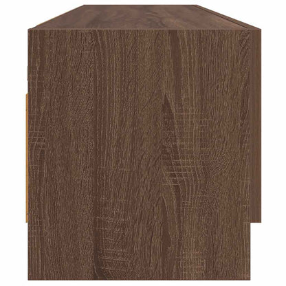 815215 vidaXL Wardrobe Brown Oak 100x32,5x35 cm Engineered Wood