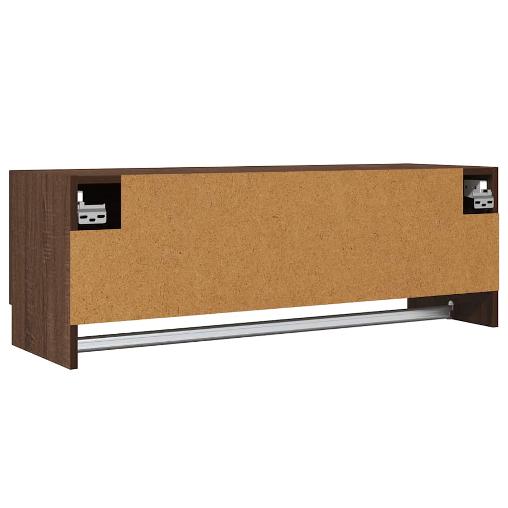815215 vidaXL Wardrobe Brown Oak 100x32,5x35 cm Engineered Wood
