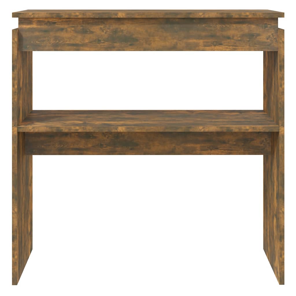 815216 vidaXL Console Table Smoked Oak 80x30x80 cm Engineered Wood
