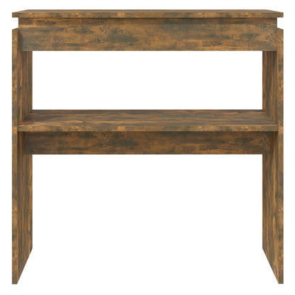 815216 vidaXL Console Table Smoked Oak 80x30x80 cm Engineered Wood