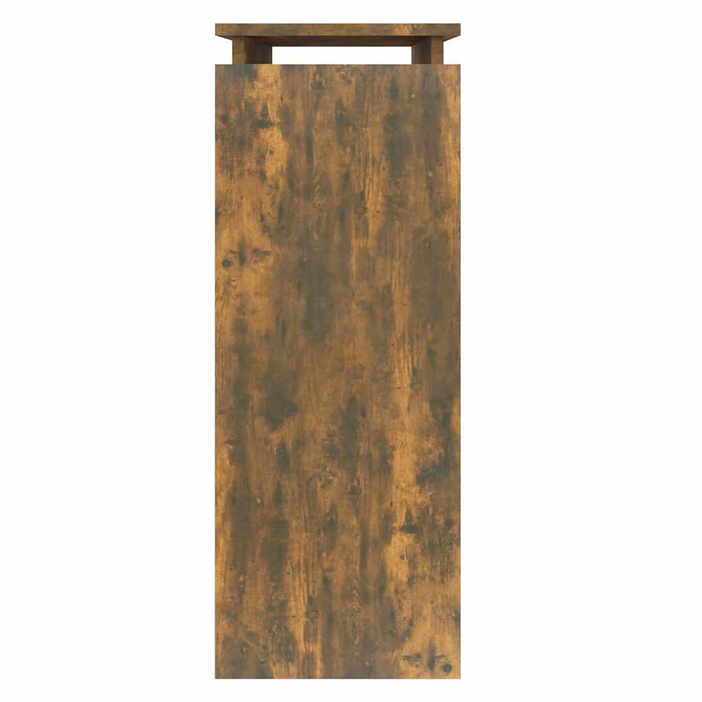 815216 vidaXL Console Table Smoked Oak 80x30x80 cm Engineered Wood