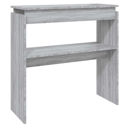 815217 vidaXL Console Table Grey Sonoma 80x30x80 cm Engineered Wood