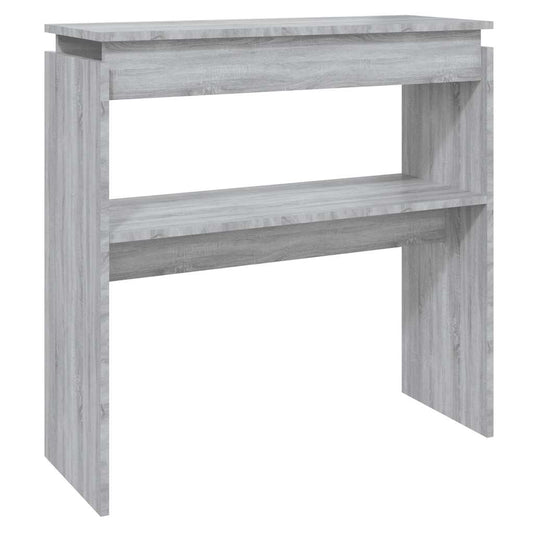 815217 vidaXL Console Table Grey Sonoma 80x30x80 cm Engineered Wood