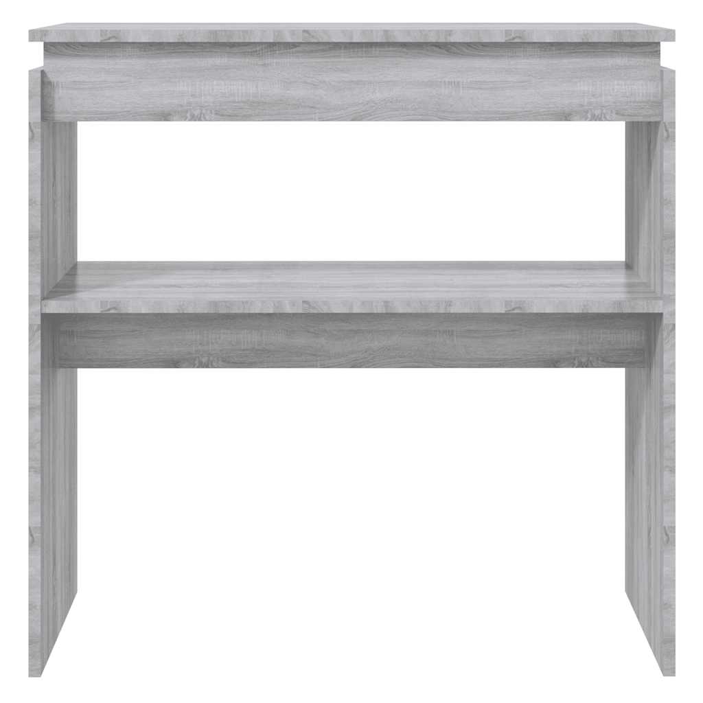 815217 vidaXL Console Table Grey Sonoma 80x30x80 cm Engineered Wood