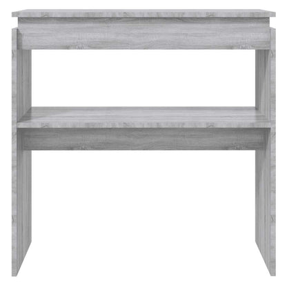 815217 vidaXL Console Table Grey Sonoma 80x30x80 cm Engineered Wood