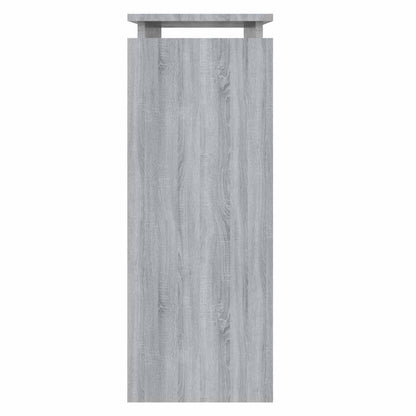 815217 vidaXL Console Table Grey Sonoma 80x30x80 cm Engineered Wood