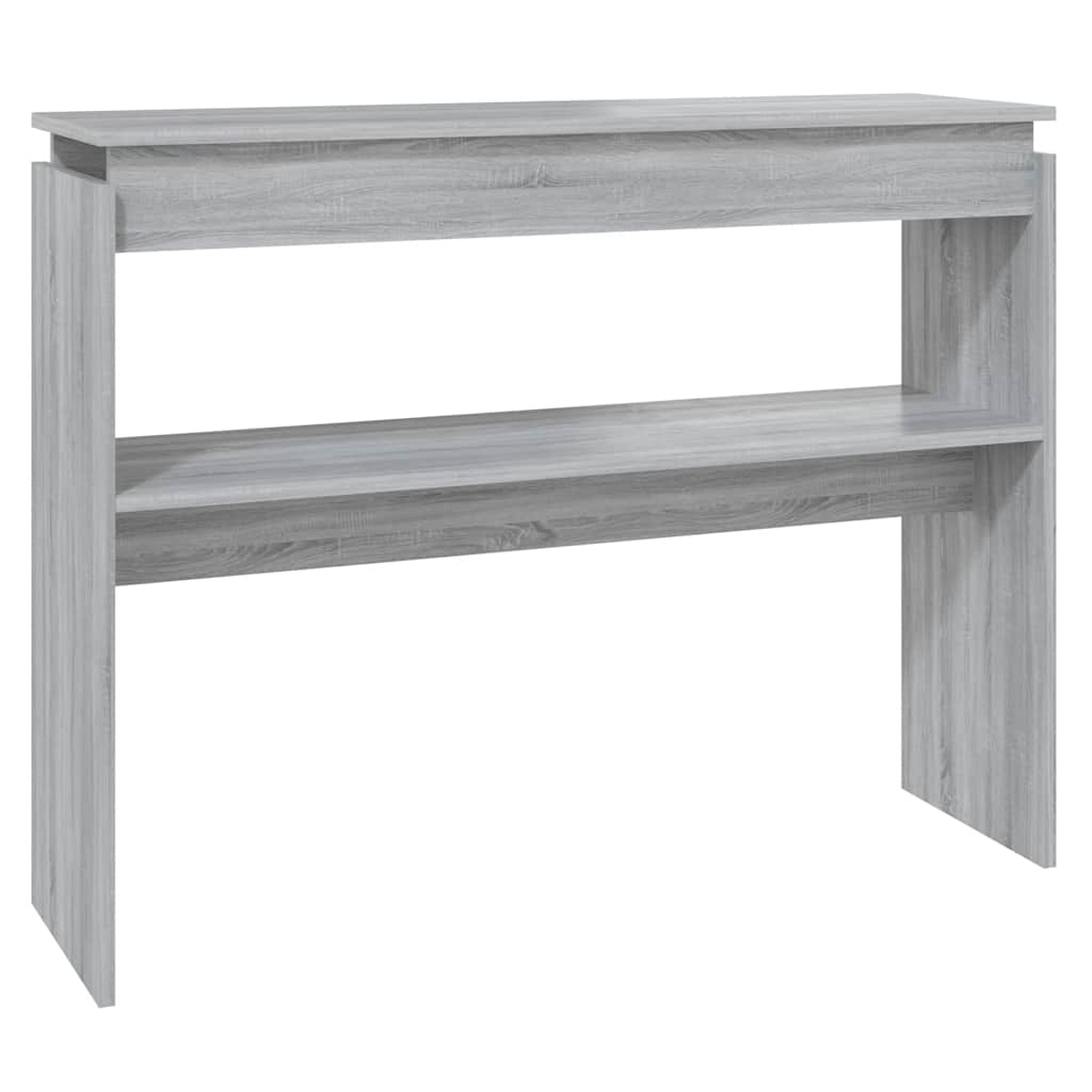 815220 vidaXL Console Table Grey Sonoma 102x30x80 cm Engineered Wood