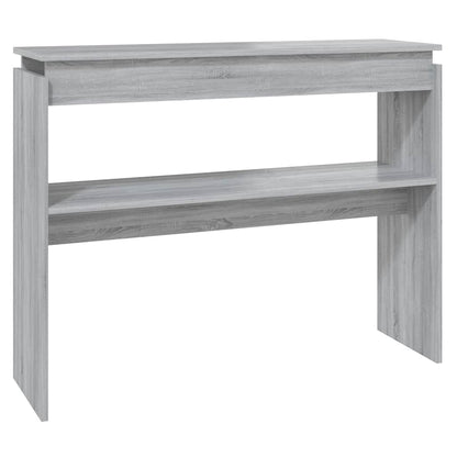 815220 vidaXL Console Table Grey Sonoma 102x30x80 cm Engineered Wood