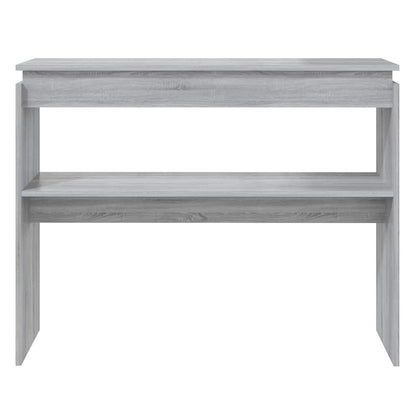 815220 vidaXL Console Table Grey Sonoma 102x30x80 cm Engineered Wood