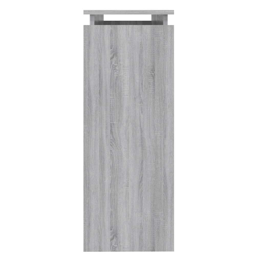 815220 vidaXL Console Table Grey Sonoma 102x30x80 cm Engineered Wood