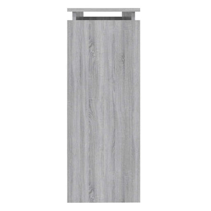 815220 vidaXL Console Table Grey Sonoma 102x30x80 cm Engineered Wood
