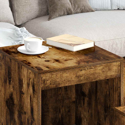 vidaXL Nesting Tables 3 pcs Smoked Oak Engineered Wood