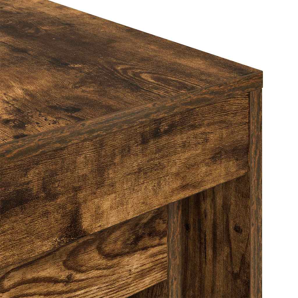 vidaXL Nesting Tables 3 pcs Smoked Oak Engineered Wood