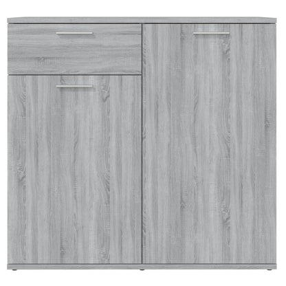 vidaXL Sideboard Grey Sonoma 80x36x75 cm Engineered Wood