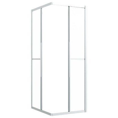 vidaXL Shower Cabin Frosted ESG 90x70x180 cm