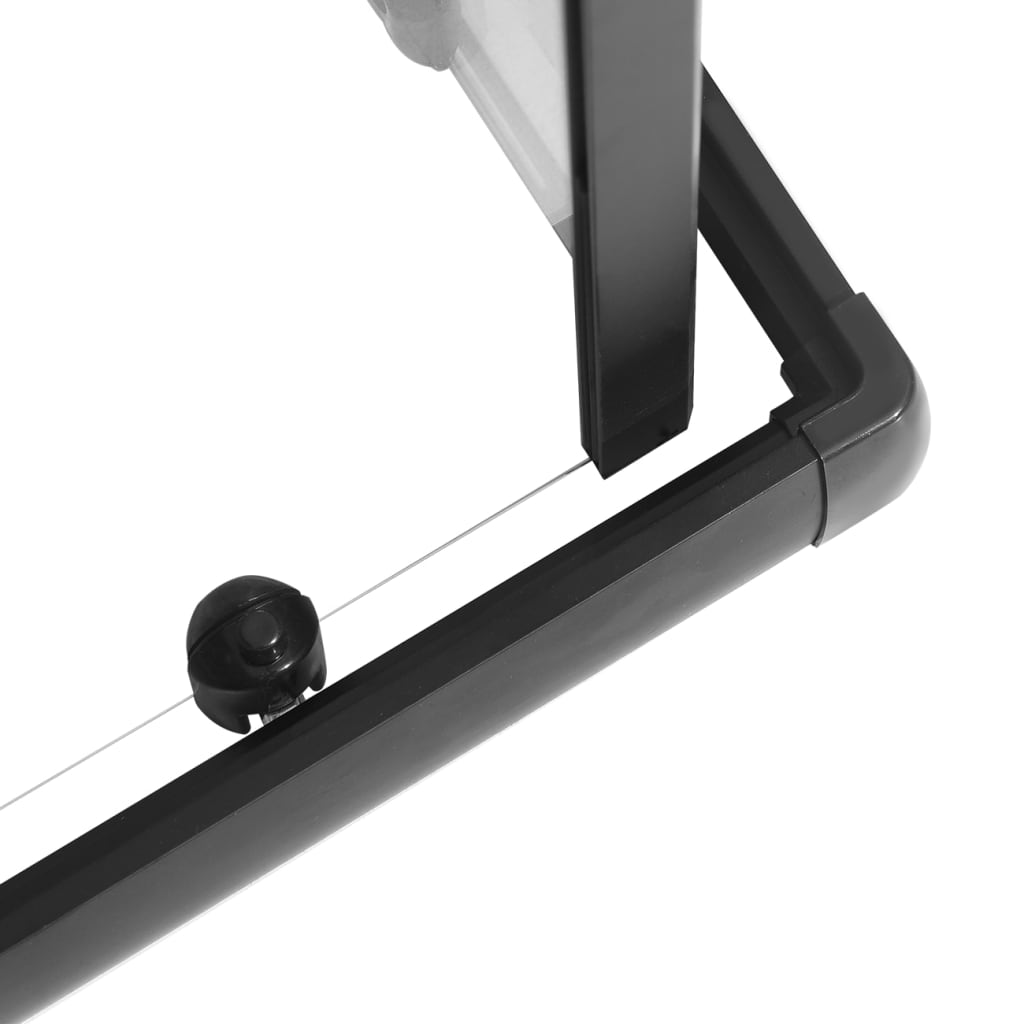 vidaXL Stripe Shower Cabin ESG 80x80x180 cm Black