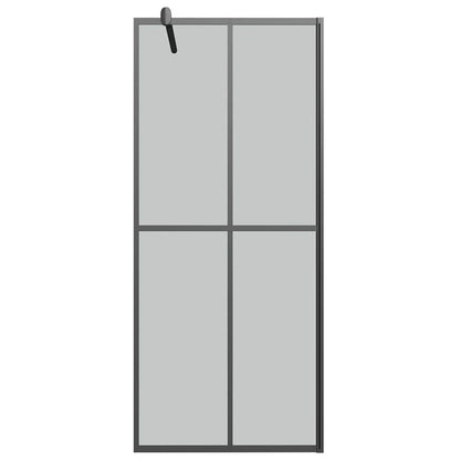 vidaXL Walk-in Shower Screen 80x195 cm Dark Tempered Glass