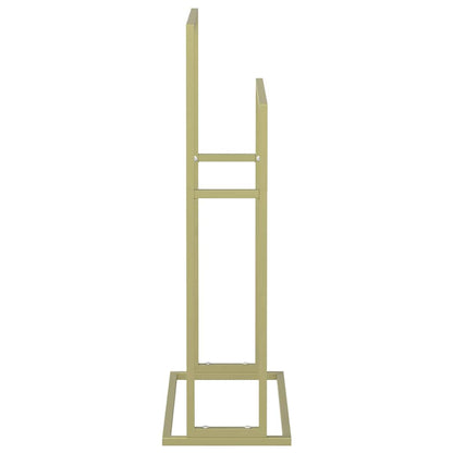 vidaXL Freestanding Towel Rack Gold 48x24x78,5 cm Iron