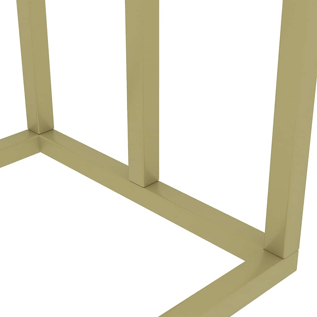 vidaXL Freestanding Towel Rack Gold 48x24x79 cm Iron