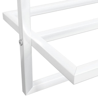 vidaXL Towel Rack White 95x25x22 cm Iron