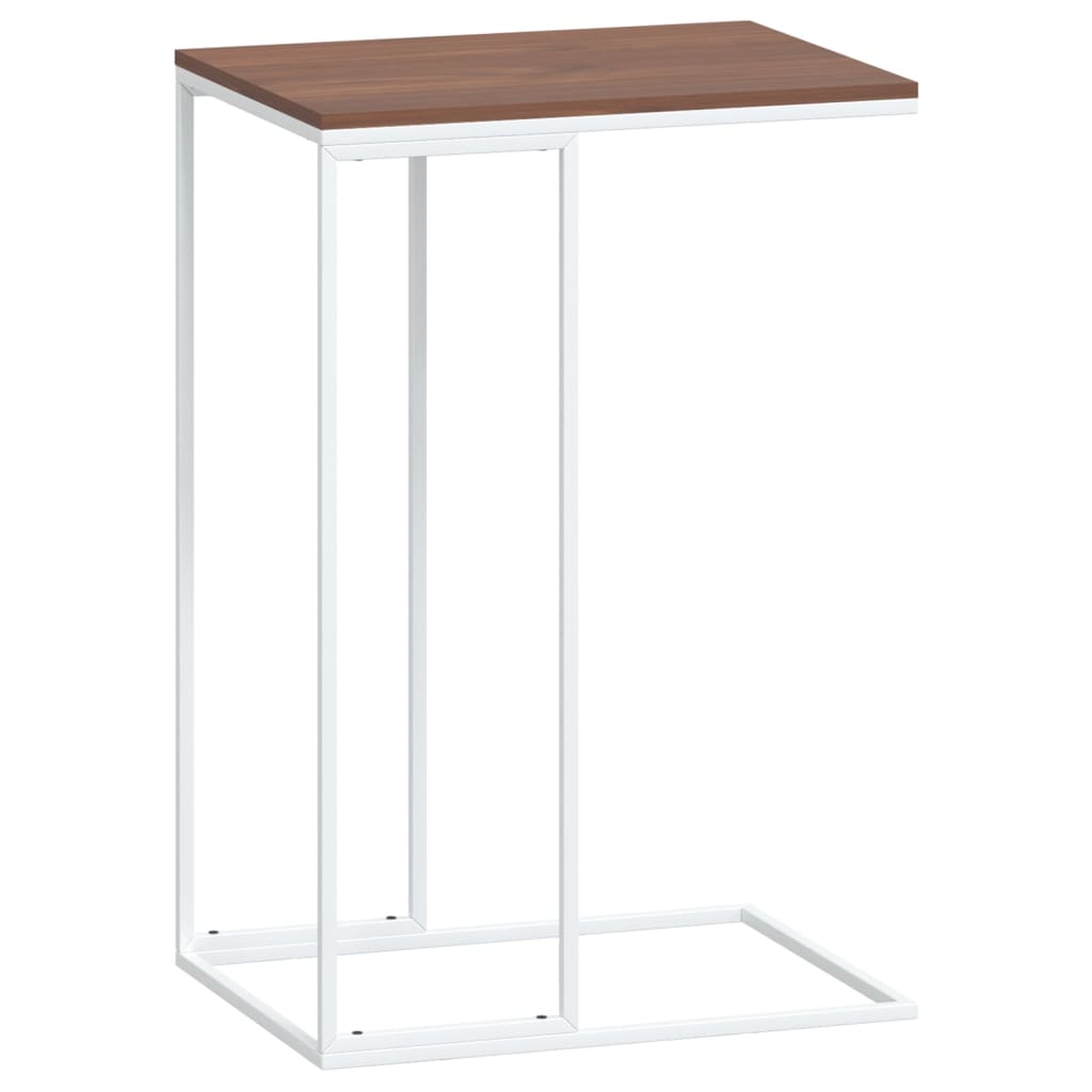 vidaXL Side Table White 40x30x59 cm Engineered Wood