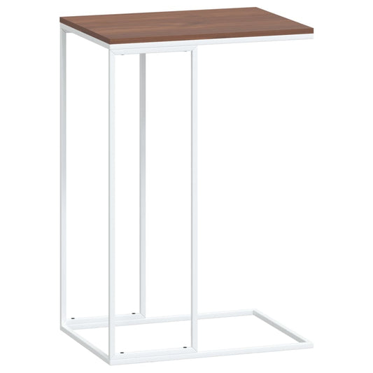 vidaXL Side Table White 40x30x59 cm Engineered Wood