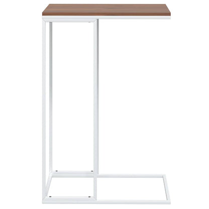 343094 vidaXL Side Table White 40x30x59 cm Engineered Wood