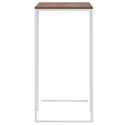343094 vidaXL Side Table White 40x30x59 cm Engineered Wood