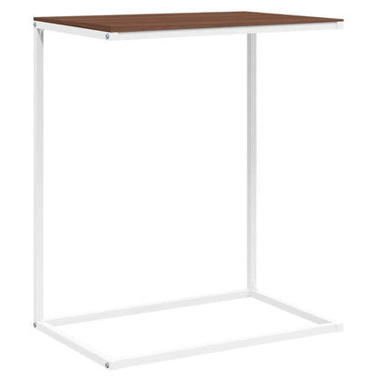 vidaXL Side Table White 55x35x66 cm Engineered Wood
