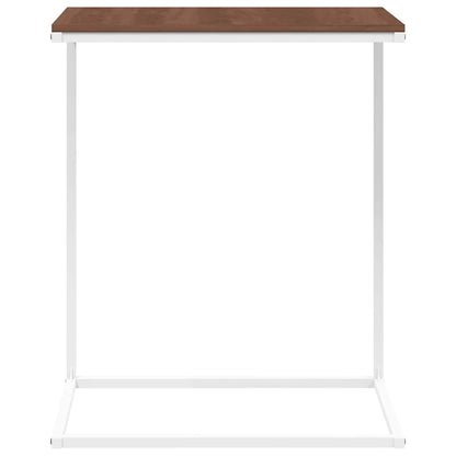 vidaXL Side Table White 55x35x66 cm Engineered Wood