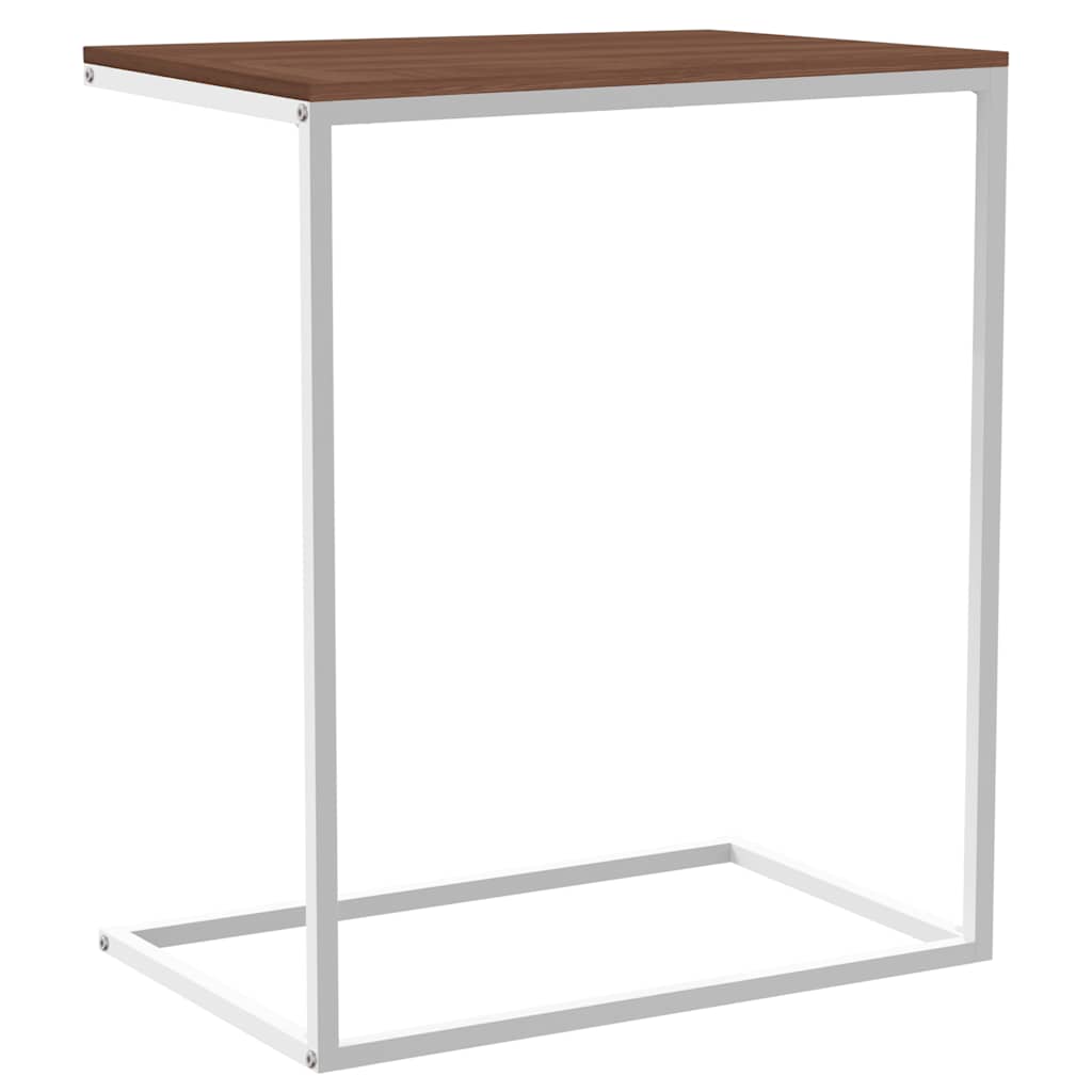 vidaXL Side Table White 55x35x66 cm Engineered Wood