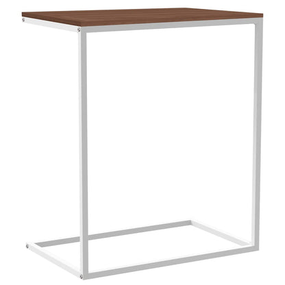 vidaXL Side Table White 55x35x66 cm Engineered Wood