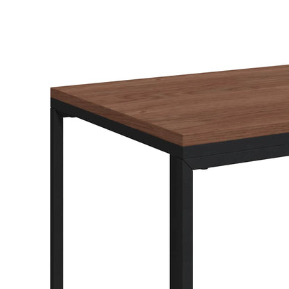 vidaXL Side Table with Wheels Black 40x30x63.5 cm Engineered Wood