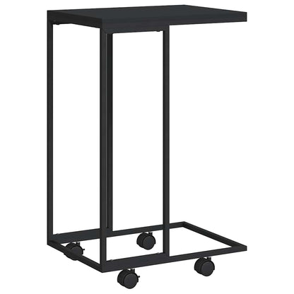 vidaXL Side Table | Black | Engineered wood, iron | Small |  Portable