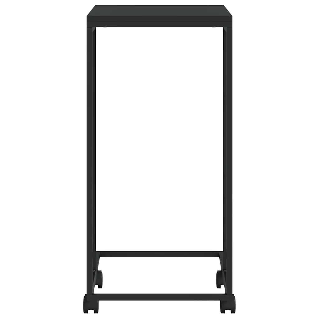 vidaXL Side Table | Black | Engineered wood, iron | Small |  Portable