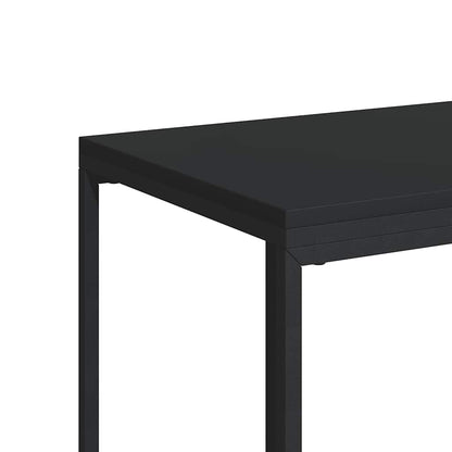 vidaXL Side Table | Black | Engineered wood, iron | Small |  Portable