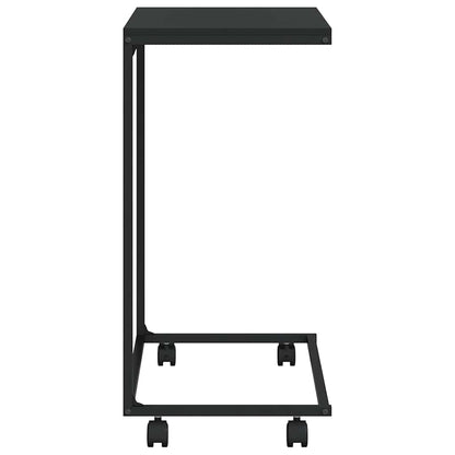vidaXL Side Table | Black | Engineered wood | 55x35x70 cm | Portable