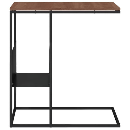 343104 vidaXL Side Table Black 55x36x59,5 cm Engineered Wood