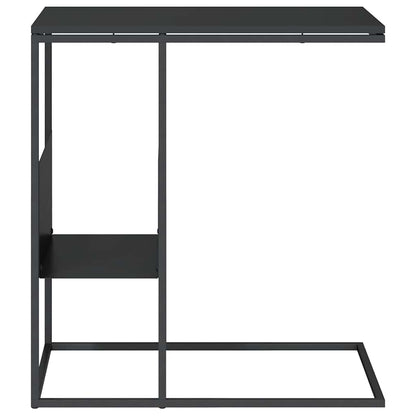 vidaXL Side Table | Black | Engineered wood, iron | Medium | Side Table