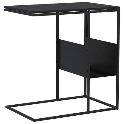 vidaXL Side Table | Black | Engineered wood, iron | Medium | Side Table