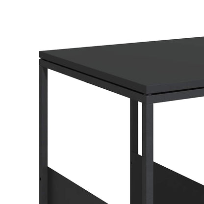 vidaXL Side Table | Black | Engineered wood, iron | Medium | Side Table
