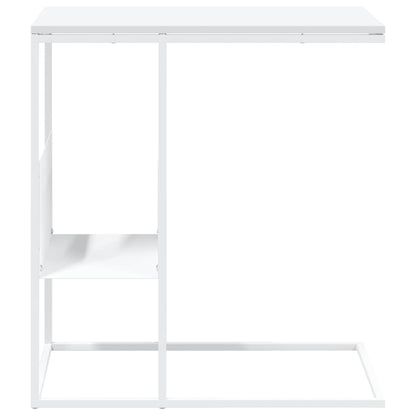 vidaXL Side Table White 55x36x59.5 cm Engineered Wood