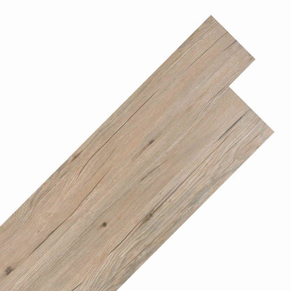 vidaXL Flooring Planks 18 pcs Oak Brown 2.51 m² PVC