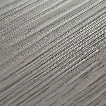vidaXL Flooring Planks 18 pcs Dark Grey 2.51 m² PVC