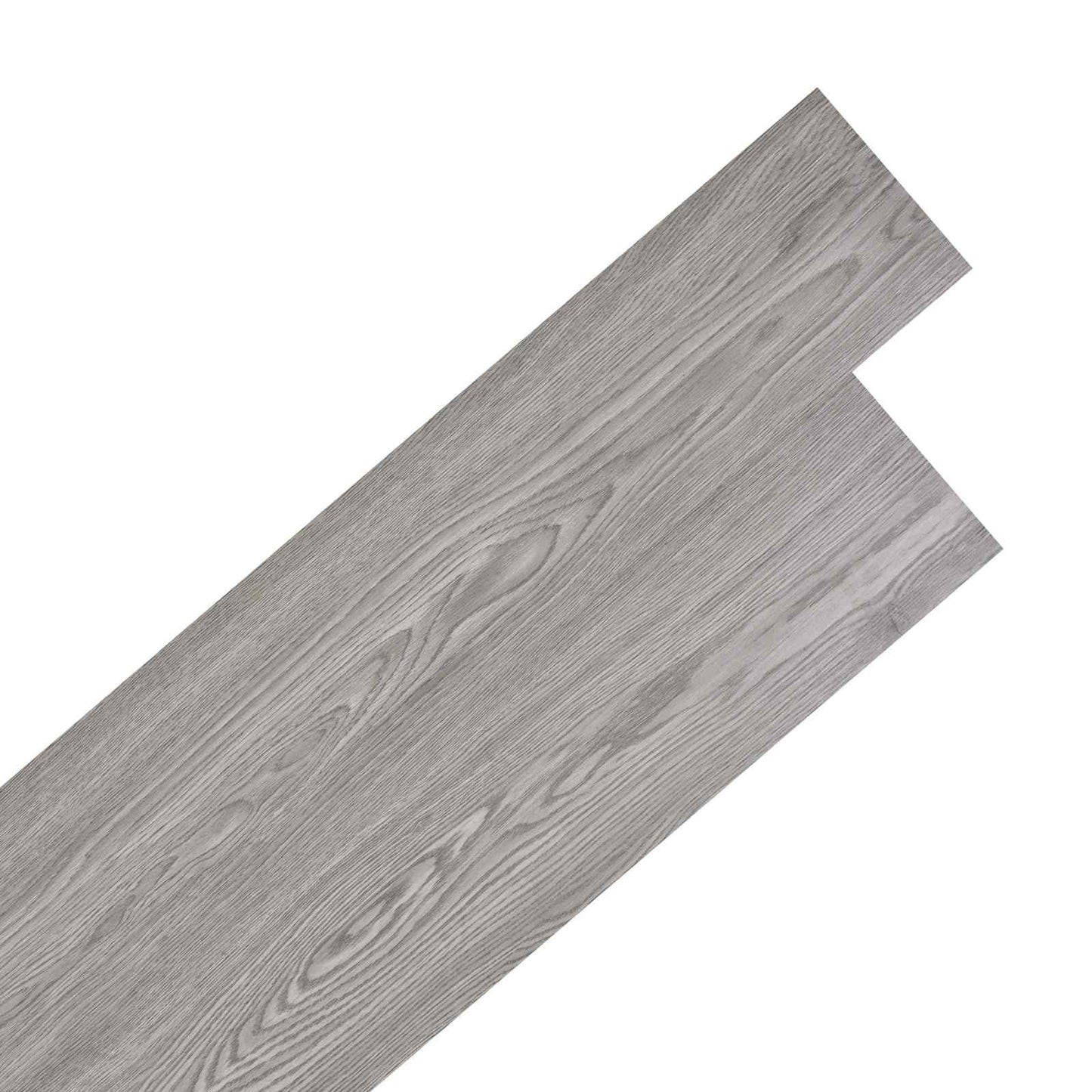 vidaXL Flooring Planks 18 pcs Dark Grey 2.51 m² PVC