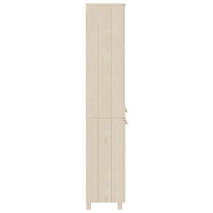 vidaXL Highboard HAMAR Solid Wood Pine Honey Brown