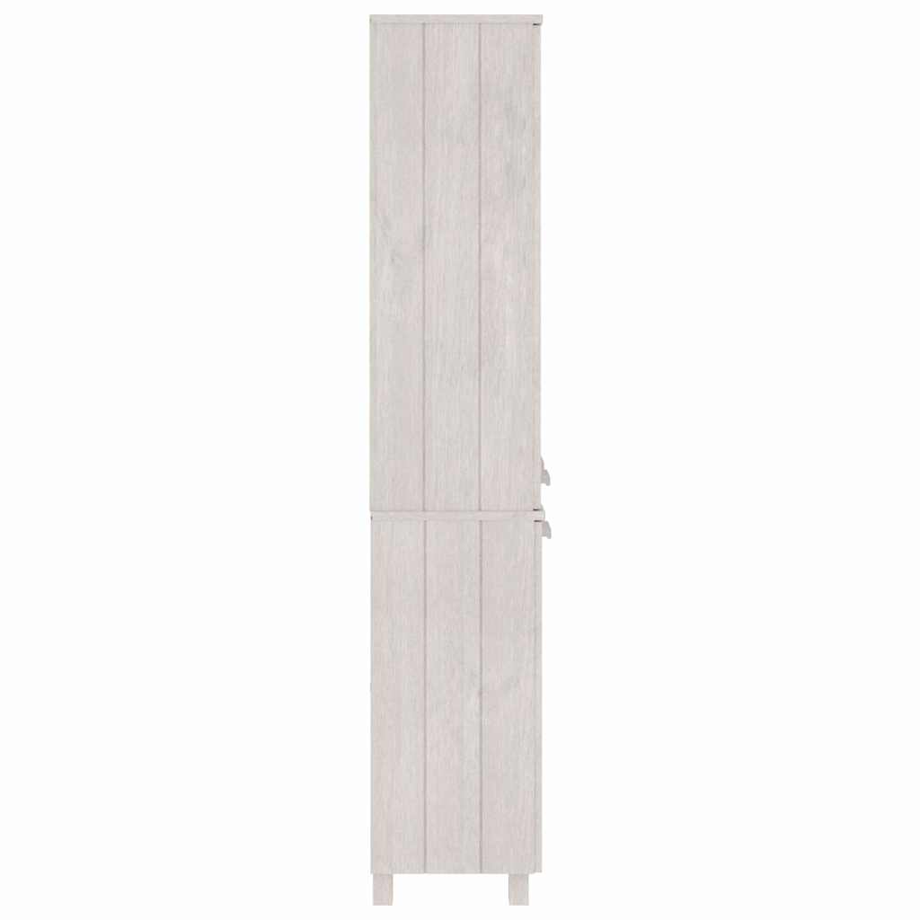 vidaXL Highboard "HAMAR" Solid Wood Pine White